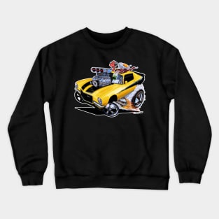 FULL BLOWN 1971 Camaro Z/28 yellow Crewneck Sweatshirt